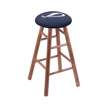 Holland Bar Stool Co Maple Counter Stool, Medium Finish, Tampa Bay Lightning Seat RC24MSMed